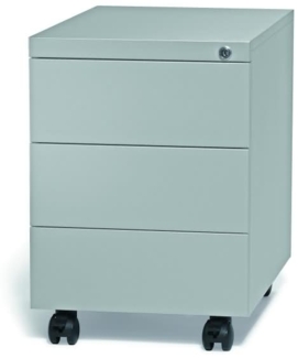 Soennecken Rollcontainer 3xSchub 39x55x59cm silber