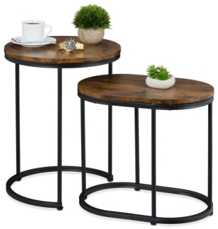 Satztisch 2er Set Industrial Design 10051126