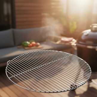 Mucola Grillrost rund, Gusseisen silber, Ø 55 cm