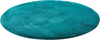 Wecon home Basics Badematte Joris, Höhe 20 mm, rutschhemmend beschichtet, strapazierfähig, Polyester, rund, waschbar, viele Größen, Badezimmerteppich, uni
