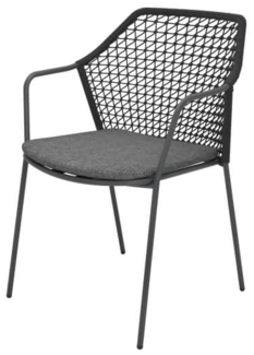 Best Stapelstuhl Burano 556431 anthrazit 4 Stück