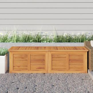 vidaXL Gartenbox mit Beutel 175x50x53 cm Massivholz Teak 363273