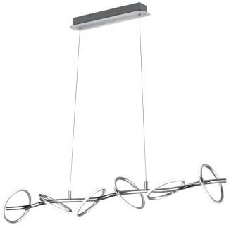 LED Hängelampe, 6 flammig, schwenkbar, H 150cm