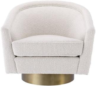 EICHHOLTZ Drehsessel Catene Bouclé cream