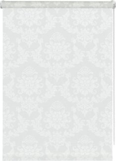 Seitenzugrollo Ornament, GARDINIA, Lichtschutz, mit Bohren/ohne Bohren, freihängend, Klemm- oder Schraubmontage, vormontiert auf Montageschiene
