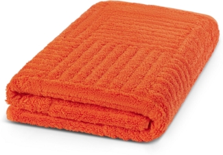 ROSS Duschtuch CARRE, Frottier (Packung, 1-St), 100% Baumwolle, Rippenstruktur, große Farbauswahl