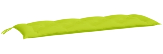 vidaXL Gartenbank-Auflage Hellgrün 150x50x7 cm Oxford-Gewebe 361613