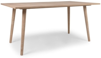 expendio Esstisch Bao 9, Küchentisch Eiche Sonoma 160x90 cm mit Massivholzbeinen