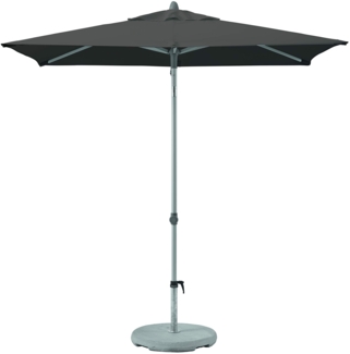 Suncomfort by Glatz Sonnenschirm Push-Up, stone grey, 210x150 cm rechteckig, Gestell Aluminium, Bespannung Polyester, 4.2 kg