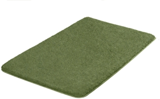 Kleine Wolke Badematte Meadow, Höhe 30 mm, rutschhemmend beschichtet, fußbodenheizungsgeeignet, Polyester, rechteckig, Badteppich, Uni Farben