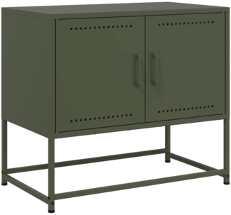 vidaXL TV-Schrank Olivgrün 68,5x39x60,5 cm Stahl 846474