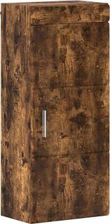 vidaXL 'TULUM' Badezimmer-Wandschrank, Holzwerkstoff Geräucherte Eiche