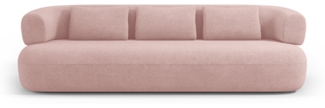 Micadoni Sofa Jenny 4-Sitzer Boucle Puderrosa