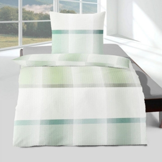 TRAUMSCHLAF Bettwäsche Cary, Seersucker, 2 teilig, bügelfreie Seersucker Qualität