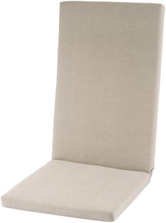 Sun Garden Avantgarde Hochlehner-Auflage Beige 122 x 48 x 5 cm