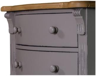 Casa Padrino Jugendstil Kommode mit 4 Schubladen - Barock Landhaus Stil Möbel - Massivholz