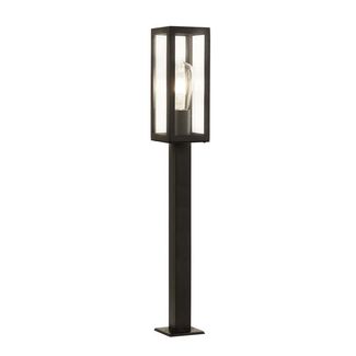 Stehleuchte, Schwarz, Edelstahl, H 90 cm, BOX
