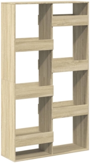 vidaXL Bücherregal Sonoma-Eiche 100x33x175 cm Holzwerkstoff 3309404