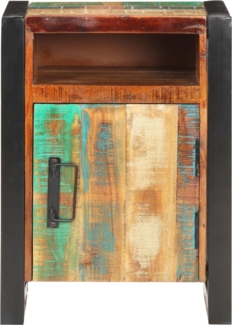 Nachttisch Nachtschrank 40x35x55 cm Altholz Massiv