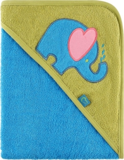 Be Mammy Handtücher Kapuzenhandtuch Babyhandtuch aus Baumwolle 100cm x 100cm BE20-240-BBL, Frottee (1-St)