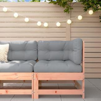 vidaXL Ecksofa mit Kissen Massivholz Douglasie 825546