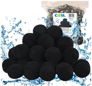 COIL Sandfilteranlage Filterbälle für Sandfilteranlagen,Filterersatz,Filtersand, Ersatz Für 18/25Kg Filtersand Und Quarzsand, 500/700 g