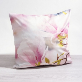 LYSEL® Kissenbezüge Deko Magnolie, (1 Stück), HxB 40x40cm