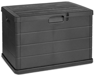 Auflagenbox Kissenbox Sitzbank Kunststoff Anthrazit 170L