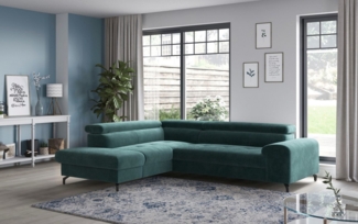 COTTA Ecksofa Aura L-Form, B: 260 cm, mit Bettfunktion, Bettkasten & Kopfteilverstellung