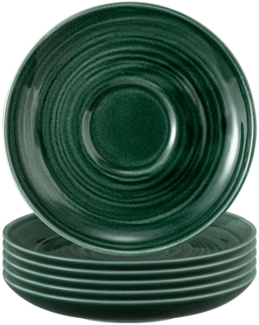 Seltmann Weiden Terra Teeuntertasse ø 13,5 cm 6er Set - Moosgrün