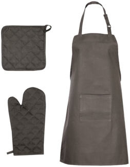 vidaXL 15-tlg. Handtuch-Set Ofenhandschuhe & Topfhalter Baumwolle 136296