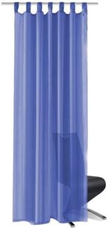 vidaXL Voile-Gardinen 2 Stk., Polyester Königsblau, 140x225 cm