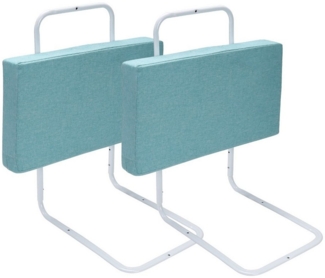 Clanmacy Bettschutzgitter Bettgitter Bettschutzgitter Kinder 2x60 cm Verstellbares Seitenschutz (2 St)