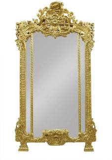 Casa Padrino Luxus Barock Wandpsiegel Gold - Hotel Möbel