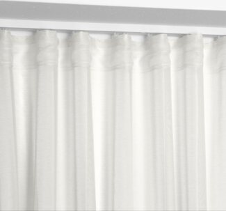 Beautex Gardine Transparente Gardine Dolly, wählbar mit Kräusel- und Ösen- Aufhängung (2 St), Kräuselband, transparent