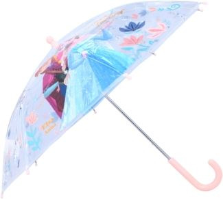 Disney Frozen II Schirm Ø 71 cm – Bunter Regenschirm für Kinder mit Elsa und Anna