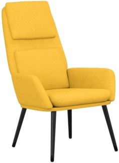 vidaXL Relaxsessel Senfgelb Stoff 341319