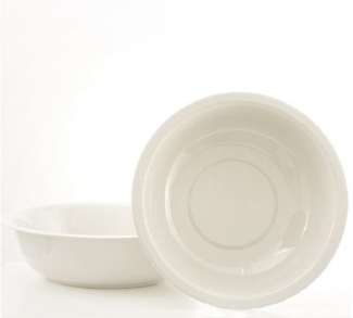 Linoows Pflanzkübel Wasschüssel Satz, 2 Deko Schüsseln, Pflanzschalen (Set), Pflanzschalen Set, 2 Landhaus Pflanzgefäße 35 cm