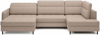 ELTAP 'Berrto' Ecksofa,, Dunkelbeige, 300x130, Rechts