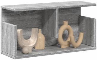 vidaXL Wandschrank 60x20x30 cm Grau Sonoma Holzwerkstoff 854828