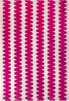 Morgenland Wollteppich - MoroccanMirage - rechteckig - 290 x 190 - Rosa