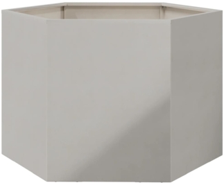 vidaXL Pflanzkübel Sechseckig 69x60x45 Edelstahl 851126