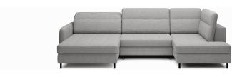 ELTAP 'Berrto' Ecksofa,, Grau, 300x130, Rechts