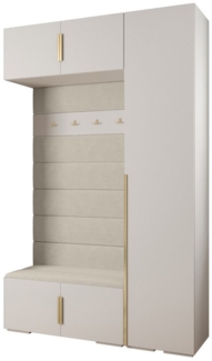 ABIKS MÖBEL Kompaktgarderobe INOVA 1 SATZ 19 Möbelset, Garderobe mit Kleiderstange und Regalen