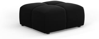 Micadoni Hocker Serena Small Samtstoff, Schwarz