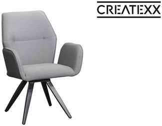 2er Set CLEMENTO Walton Dining Sessel Aluminium Createxx