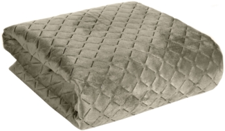 Tagesdecke Decke DIMON dunkelbeige 70X160 dunkelbeige