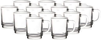 Pasabahce Glühweinbecher Glasbecher 0,2l geeicht 12er Set