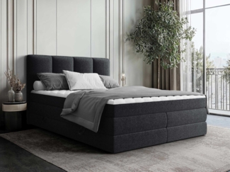 Boxspringbett Pregito (Farbe: Onega 11, Größe: 180 x 200)