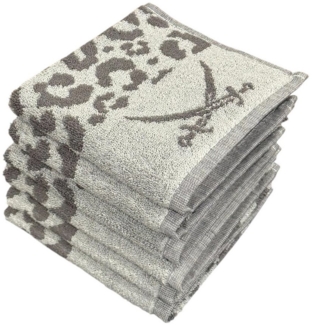 Sansibar Sylt Handtuch Set 6-teiliges Gästetuch Set LEO, hochwertige Handtücher edles Design, Baumwolle (Spar-Set, 6-St), 100% Baumwolle, langlebig, saugstark, leicht gezwirnt